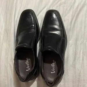 Vostey | Shoes | Barely Worn Black Mens Dress Shoes Size 5  display picture 1